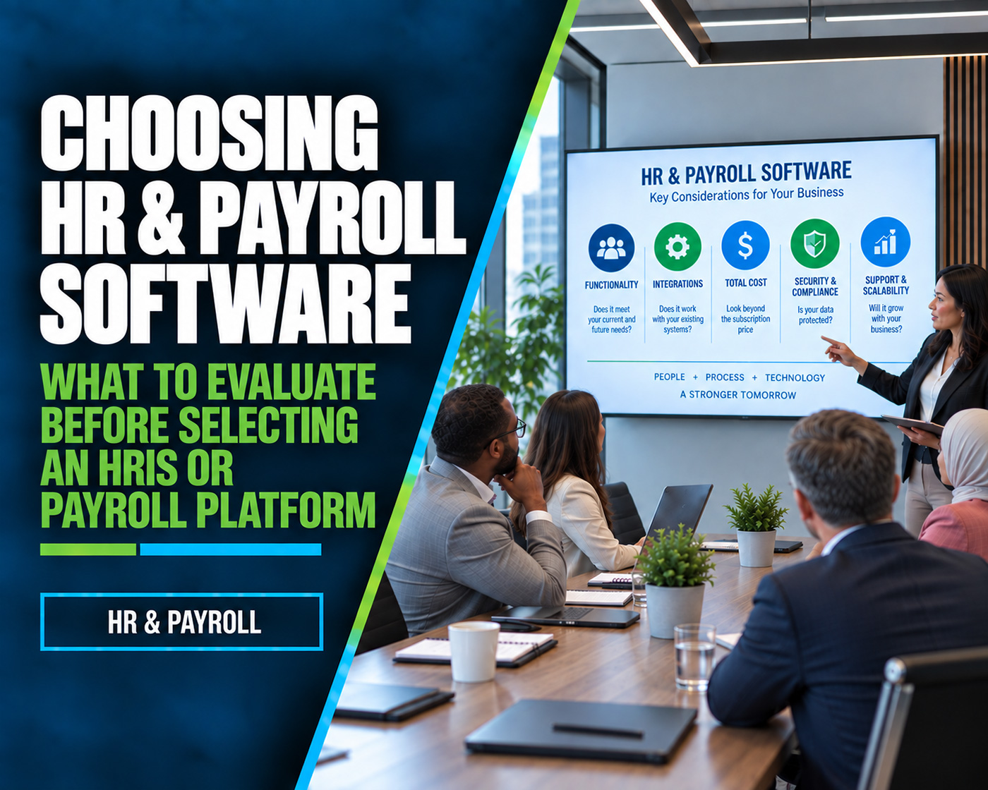 What to evaluate before selecting an HRIS or Payroll Platform